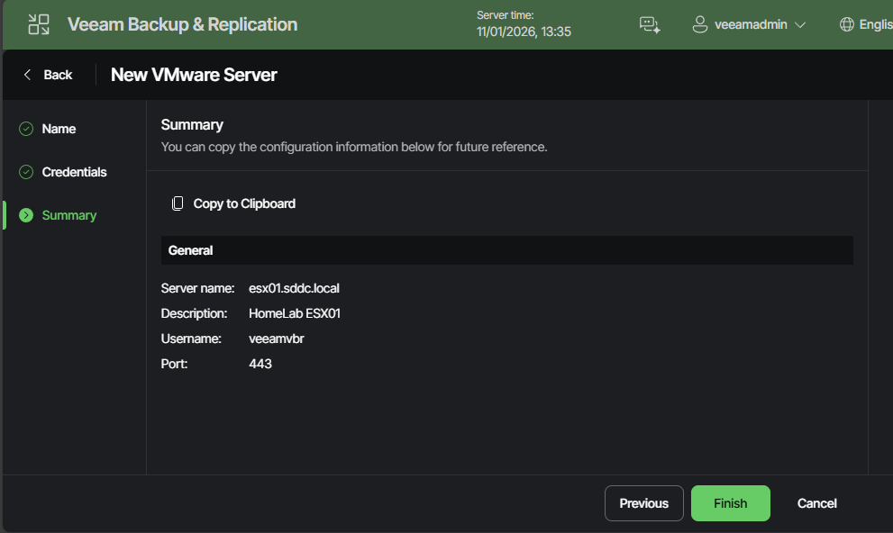 Adding an ESX or vCenter to VBR picture 04